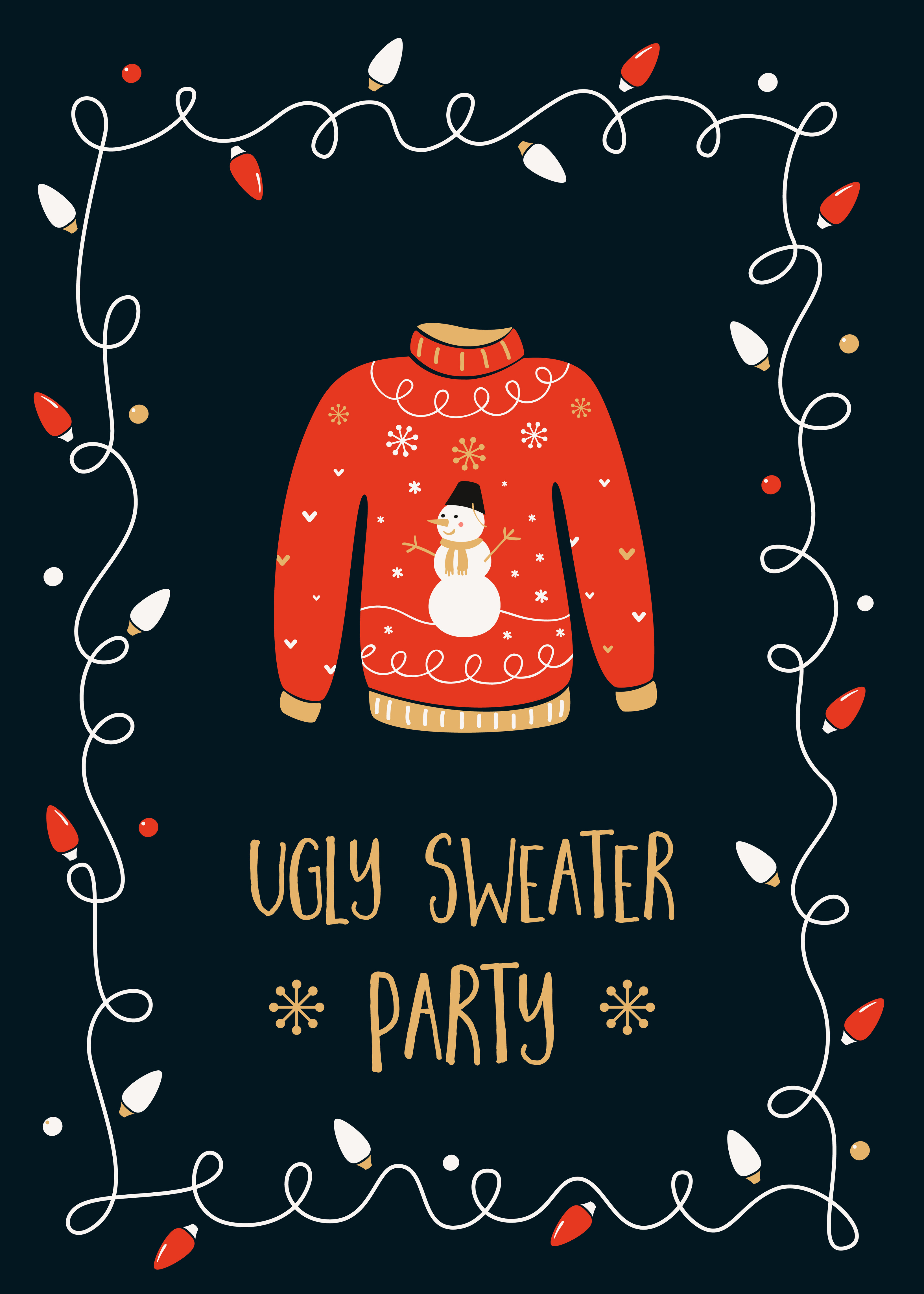 Ugly Sweater Party graphic