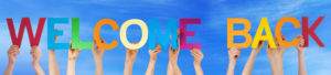 welcome back banner
