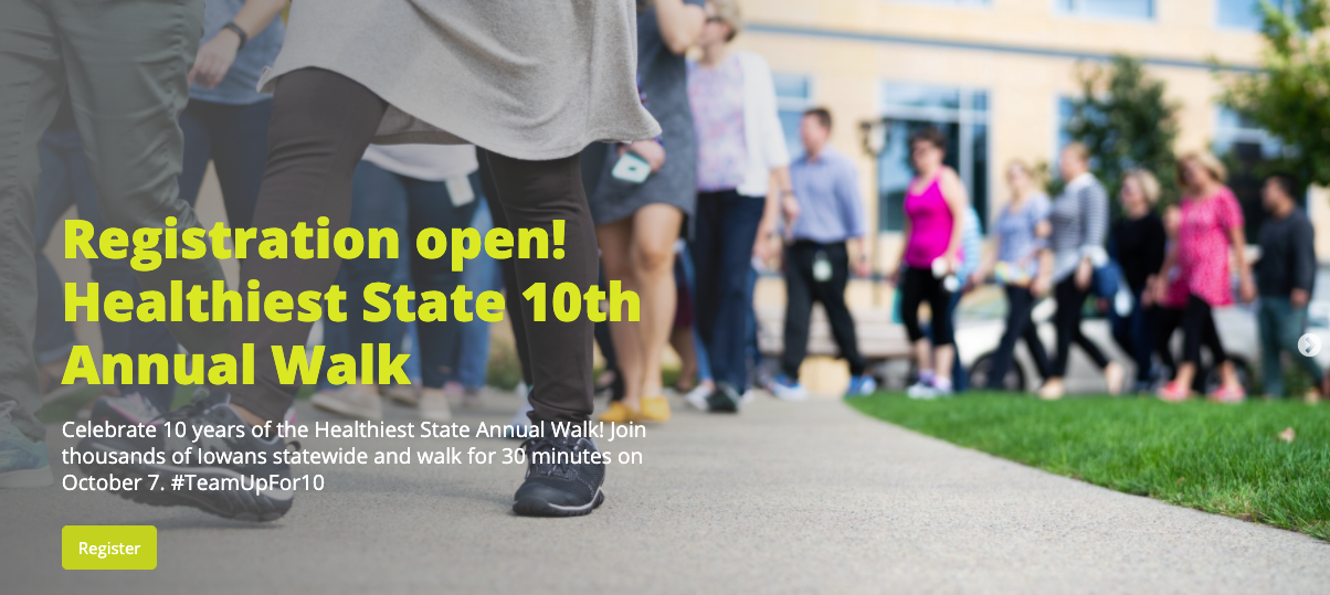 Graphic of Healthiest State Walk