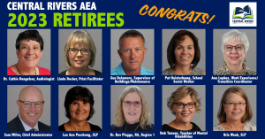 Congratulations to our 2023 Central Rivers AEA retirees!