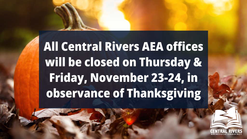 All CRAEA offices will be closed on November 23 & 24.