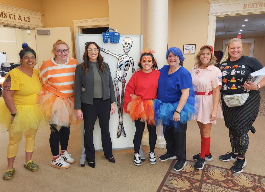 CRAEA staff dressed for Halloween at a PL training