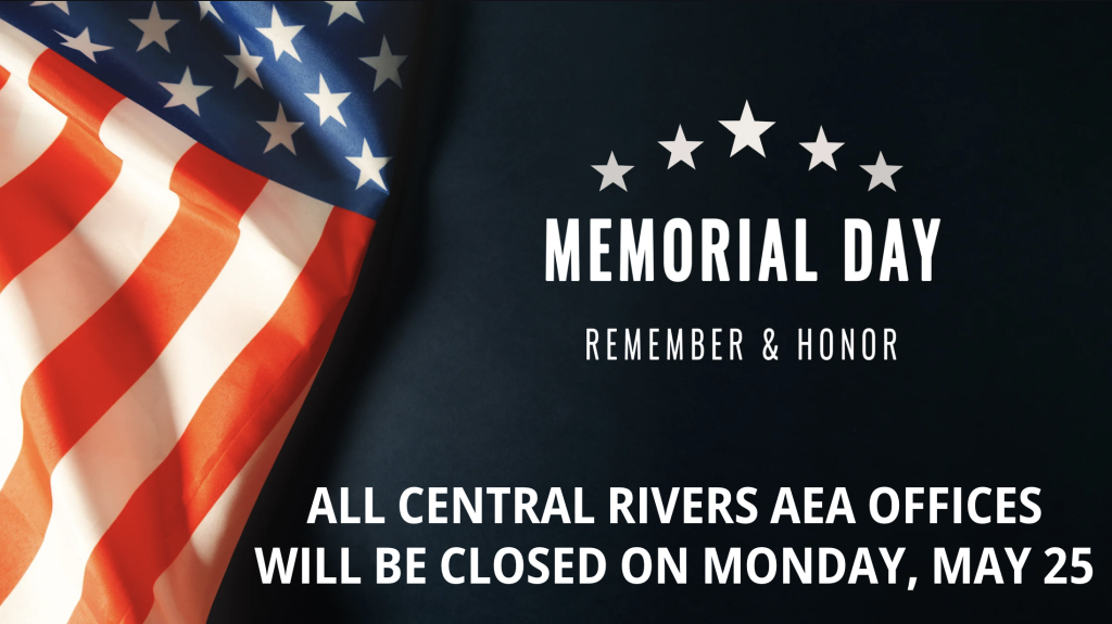2026 Memorial Day office closure is Monday, May 25